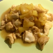Pollo con piña