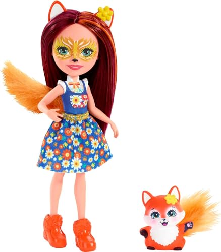 Enchantimals Muñeca con mascota Felicity Foz y Flick (Mattel FXM71)