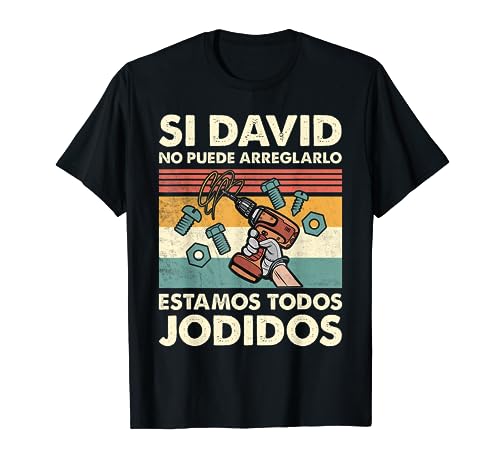 Si David No Puede Arreglarlo Estamos Jodidos David Camiseta