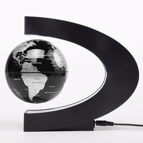 Globos magnéticos flotantes y levitantes Mapa del mundo de 3 