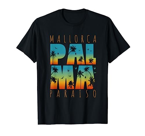 Palma De Mallorca Baleares - Recuerdo de vacaciones vintage Camiseta